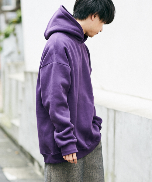 kutir（クティール）の「ｳﾗｷﾓｳbigパーカー フーディ（パーカー・メンズ・ブラック/ベージュ/パープル/ブラウン/ダークブルー・MEDIUM/LARGE）」の17枚目の写真