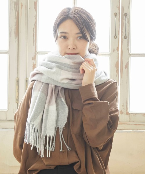 なめらかプレーン 大判 ストール（ストール/ショール）｜welleg