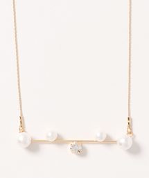 AMERICAN HOLIC | ・パール×ビジューバーネックレス(ネックレス)