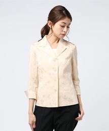 MANGROVE（マングローブ）の「【MANGROVE SELECT】花柄刺繍4つボタンボックステーラードジャケット（テーラードジャケット）」