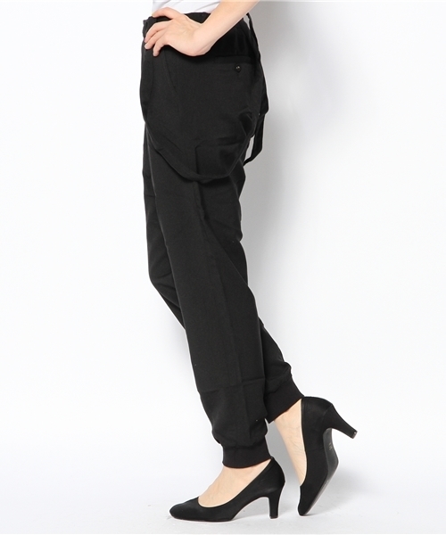 one after another NICE CLAUP(ワンアフターアナザーナイスクラップ)の「【non-no掲載 ナイスクラップ】後ろゴムサロペ(スラックス・レディース・グレー/ブラック/アイボリー・FREE)」の5枚目の写真