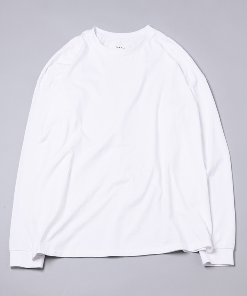 YARD PLUS（ヤードプリュス）の「YARD PLUSスリットビックロングTシャツ（Tシャツ/カットソー・メンズ・ホワイト/ライトブルー/ブラック/ベージュ・MEDIUM/LARGE）」の19枚目の写真