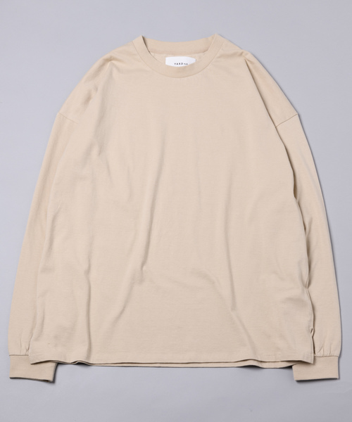 YARD PLUS（ヤードプリュス）の「YARD PLUSスリットビックロングTシャツ（Tシャツ/カットソー・メンズ・ホワイト/ライトブルー/ブラック/ベージュ・MEDIUM/LARGE）」の22枚目の写真