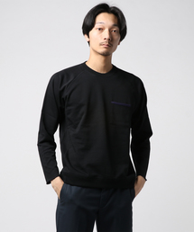 VIBGYOR Select/ 配色ミニ裏毛クルーネック