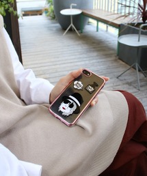 HAPPY FACE（ハッピーフェイス）の「〈HAPPY FACE/ハッピーフェイス〉Celebrity Style iPhone Case/透明メタリックフレーム海外セレブ風iPhoneケース（スマホケース/カバー）」