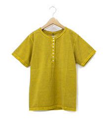 Good On/グッドオン　8 BUTTON S/S HENLEY TEE
