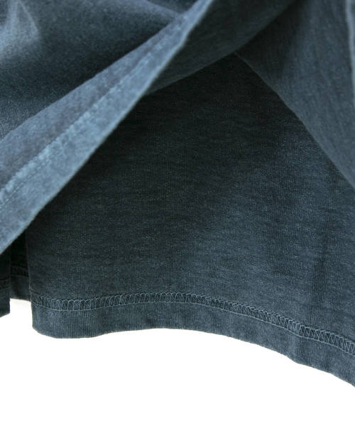 go slow caravan(ゴースローキャラバン)の「Good On/グッドオン 8 BUTTON S/S HENLEY TEE(Tシャツ/カットソー・レディース・ナチュラル/ネイビー/ライトブルー/マスタード・FREE)」の11枚目の写真
