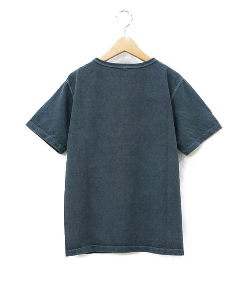 go slow caravan(ゴースローキャラバン)の「Good On/グッドオン 8 BUTTON S/S HENLEY TEE(Tシャツ/カットソー・レディース・ナチュラル/ネイビー/ライトブルー/マスタード・FREE)」の12枚目の写真