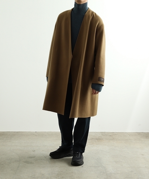 ADAM ET ROPE'（アダムエロペ）の「ダブルフェイス ノーカラー