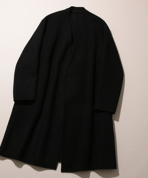 ADAM ET ROPE'（アダムエロペ）の「ダブルフェイス ノーカラーコート