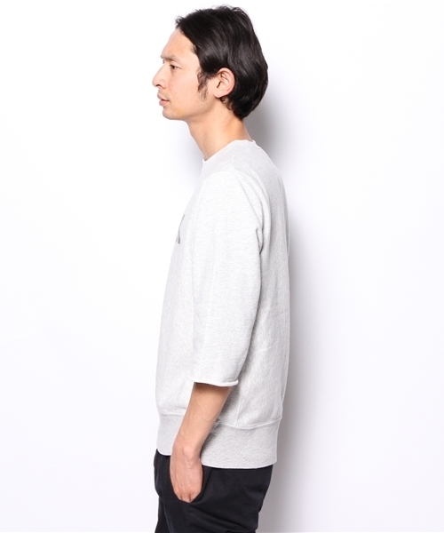 CIAOPANIC（チャオパニック）の「【Ciaopanic】裏毛カットオフプリントスウェット（スウェット・メンズ・グレー/アイボリー/ネイビー・LARGE/MEDIUM）」の9枚目の写真