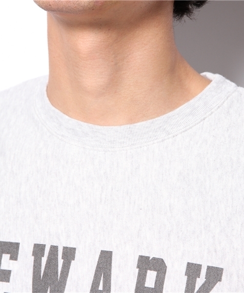 CIAOPANIC（チャオパニック）の「【Ciaopanic】裏毛カットオフプリントスウェット（スウェット・メンズ・グレー/アイボリー/ネイビー・LARGE/MEDIUM）」の4枚目の写真