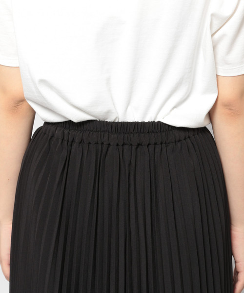 PAGEBOY（ページボーイ）の「ラッププリーツレイヤースカート（スカート・レディース・ブラック/グレイッシュベージュ・FREE）」の11枚目の写真
