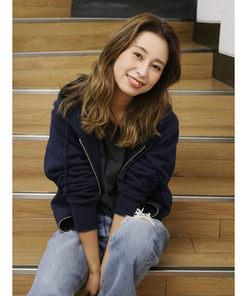 Ungrid（アングリッド）の「ルーズジップパーカー（パーカー・レディース・杢グレー/ネイビー/ブラウン・マルチサイズ）」の10枚目の写真