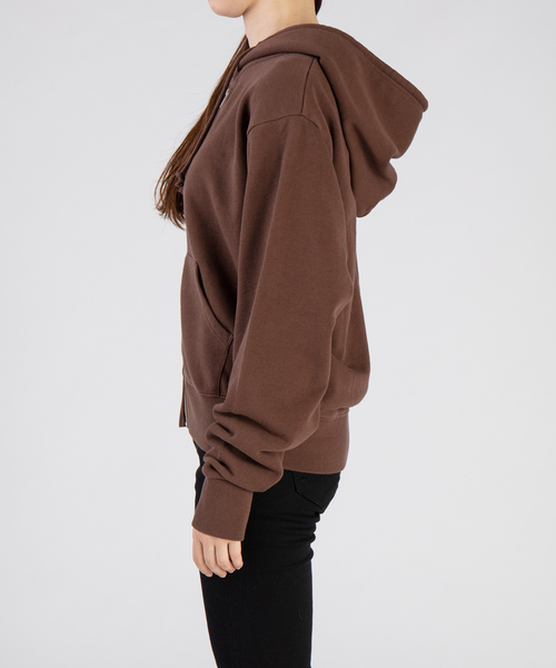 Ungrid（アングリッド）の「ルーズジップパーカー（パーカー・レディース・杢グレー/ネイビー/ブラウン・マルチサイズ）」の12枚目の写真