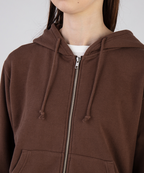 Ungrid（アングリッド）の「ルーズジップパーカー（パーカー・レディース・杢グレー/ネイビー/ブラウン・マルチサイズ）」の16枚目の写真