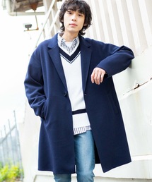 WEGO | WEGO/ニットメルトンオーバーコート(チェスターコート)