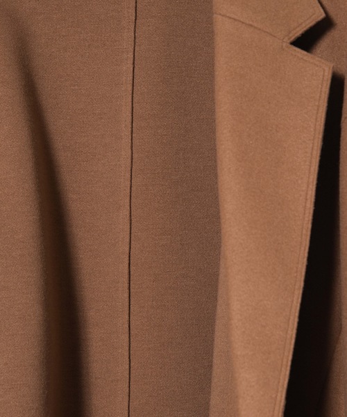 WEGO（ウィゴー）の「WEGO/ニットメルトンオーバーコート（チェスターコート・メンズ・ブラック/ネイビー/キャメル・MEDIUM/LARGE）」の21枚目の写真