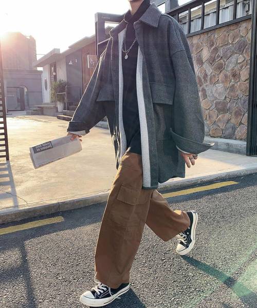 【セール】【neos -addictive design-】ビッグシルエット フラップポケット CPO シャツ ジャケット（ブルゾン）｜neos（ネオス）