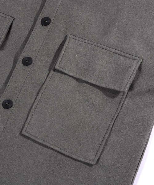 【セール】【neos -addictive design-】ビッグシルエット フラップポケット CPO シャツ ジャケット（ブルゾン）｜neos（ネオス）