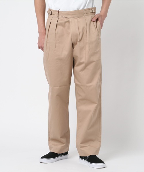 MR.OLIVE（ミスターオリーブ）の「クラシック チノ / グルカ ワイド パンツ（その他パンツ・メンズ・ブラック/ベージュ・SMALL/MEDIUM/LARGE）」の13枚目の写真