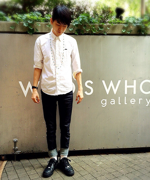 WHO'S WHO gallery（フーズフーギャラリー）の「【BOYMAN】ブロードB/Dシャツ（シャツ/ブラウス・メンズ・ホワイト・MEDIUM/SMALL/LARGE）」の9枚目の写真