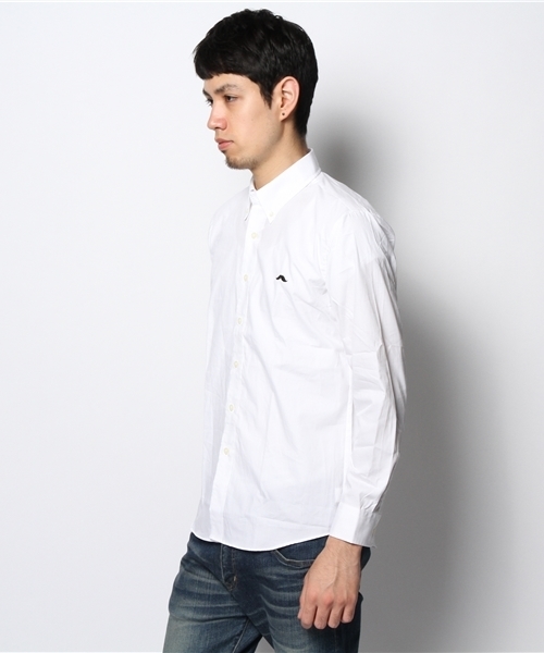 WHO'S WHO gallery（フーズフーギャラリー）の「【BOYMAN】ブロードB/Dシャツ（シャツ/ブラウス・メンズ・ホワイト・MEDIUM/SMALL/LARGE）」の5枚目の写真