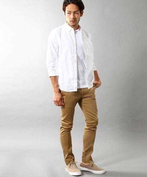 BEAUTY&YOUTH UNITED ARROWS(ビューティーアンドユースユナイテッドアローズ)の「【WEB限定】 by チノ ノープリーツ スキニーパンツ(チノパンツ・メンズ・ブラック/ダークグレー/ベージュ/ネイビー・X-LARGE/SMALL/LARGE/MEDIUM)」の21枚目の写真