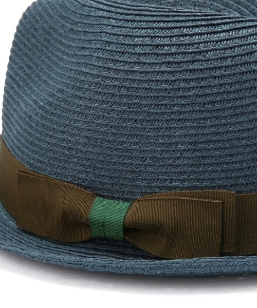 Another Edition（アナザーエディション）の「AE BRAID ナカオレHAT ◆（ハット・レディース・ナチュラル/ネイビー・フリー）」の4枚目の写真