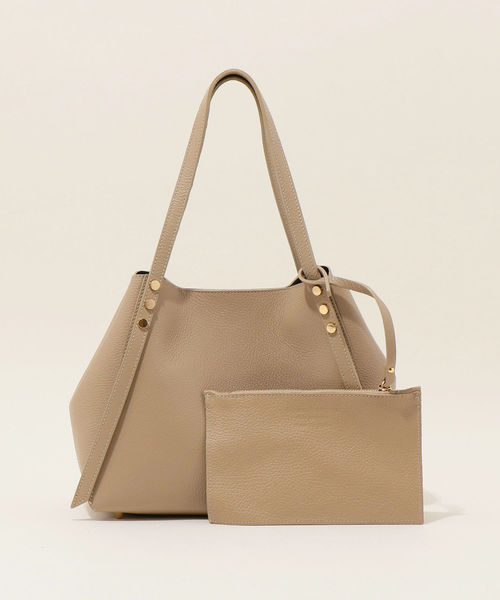 MARCO BIANCHINI(マルコビアンチーニ)の「MARCO BIANCHINI:スタッズトート◇(トートバッグ・レディース・ブラック/ベージュ・ONE SIZE)」の6枚目の写真