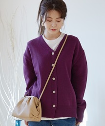 By Muni R バイ ムニール レディース のカーディガン ボレロ パープル 紫色系 通販 Zozotown