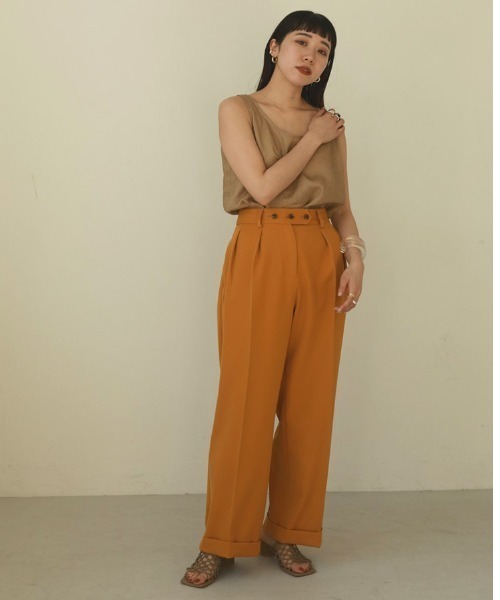 TODAYFUL（トゥデイフル）の「ツイルタックトラウザース（その他パンツ