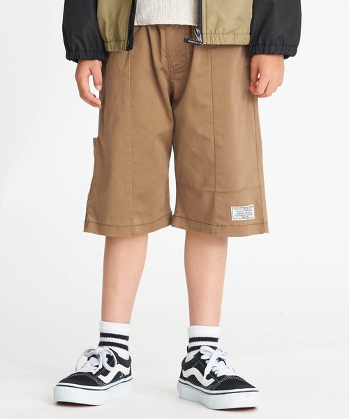 BREEZE（ブリーズ）の「/スケーターショーツ 6分丈（その他パンツ・キッズ・ブラック/ベージュ/グリーン/キャメル・90/100/110/120/80/130/140/150）」の4枚目の写真