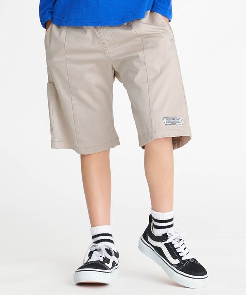 BREEZE（ブリーズ）の「/スケーターショーツ 6分丈（その他パンツ・キッズ・ブラック/ベージュ/グリーン/キャメル・90/100/110/120/80/130/140/150）」の5枚目の写真