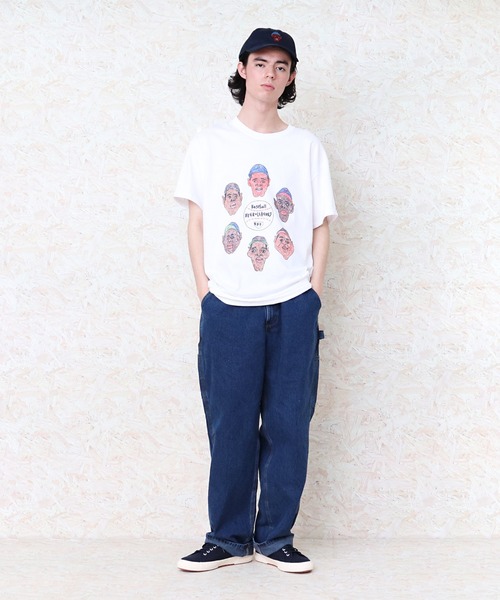 EBBETS FIELD FLANNEL(エベッツフィールドフランネル)の「【 EBBETS FIELD FLANNNELS / エベッツフィールドフランネルズ 】伊藤タケヒロ NIGRO 6PLAYER Tee(Tシャツ/カットソー・メンズ・ホワイト・SMALL/MEDIUM/LARGE)」の4枚目の写真