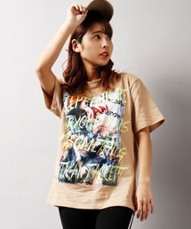 【in the attic】フォトプリント半袖Tシャツ