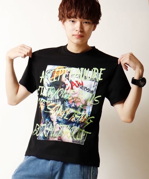 in the attic(インジアティック)の「【in the attic】フォトプリント半袖Tシャツ(Tシャツ/カットソー・メンズ・ホワイト/ブラック/ベージュ/マルチ/ホワイト系その他/ブラック系その他/ベージュ系その他/ホワイト系その他2/ブラック系その他2/ホワイト系その他3/ブラック系その他3/ホワイト系その他4/ブラック系その他4/ホワイト系その他5/ブラック系その他5・M/L)」の8枚目の写真
