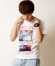 【in the attic】フォトプリント半袖Tシャツ