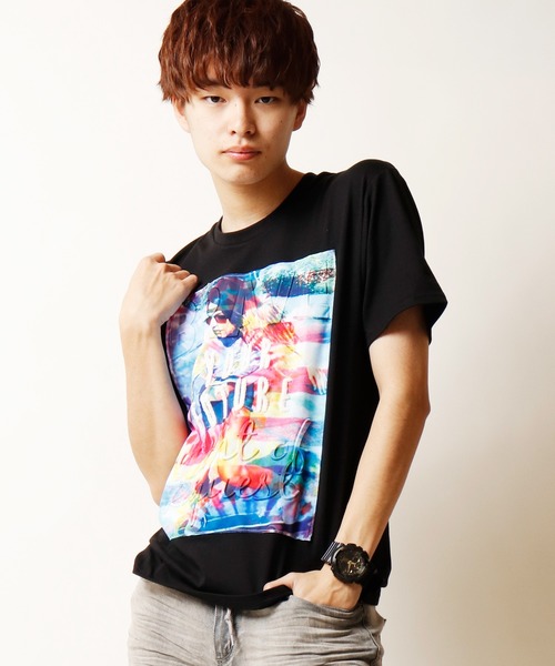 in the attic(インジアティック)の「【in the attic】フォトプリント半袖Tシャツ(Tシャツ/カットソー・メンズ・ホワイト/ブラック/ベージュ/マルチ/ホワイト系その他/ブラック系その他/ベージュ系その他/ホワイト系その他2/ブラック系その他2/ホワイト系その他3/ブラック系その他3/ホワイト系その他4/ブラック系その他4/ホワイト系その他5/ブラック系その他5・M/L)」の9枚目の写真