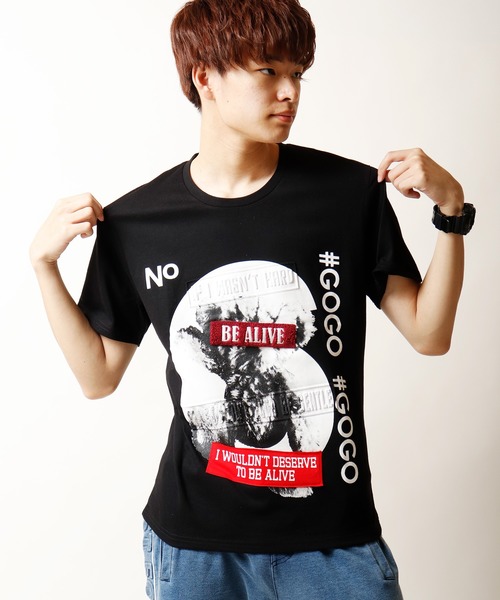 in the attic(インジアティック)の「【in the attic】フォトプリント半袖Tシャツ(Tシャツ/カットソー・メンズ・ホワイト/ブラック/ベージュ/マルチ/ホワイト系その他/ブラック系その他/ベージュ系その他/ホワイト系その他2/ブラック系その他2/ホワイト系その他3/ブラック系その他3/ホワイト系その他4/ブラック系その他4/ホワイト系その他5/ブラック系その他5・M/L)」の12枚目の写真