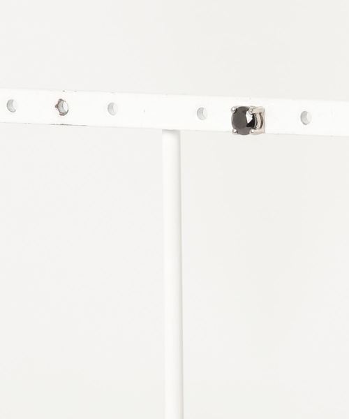 LUGG NAGG（ラグナグ）の「【LUGG NAGG SELECT/ ラグナグセレクト】シルバー925製　 5mmストーンピアス[片耳用]（ピアス（片耳用）・メンズ・ブラック/シルバー/ゴールド・FREE）」の2枚目の写真