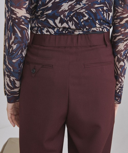 UNITED TOKYO（ユナイテッドトウキョウ）の「アンクルストラップフォック セットアップ パンツ（その他パンツ・レディース・ブラック/ベージュ/ワインレッド・1/2）」の16枚目の写真