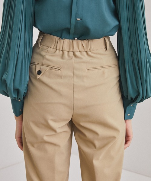 UNITED TOKYO（ユナイテッドトウキョウ）の「アンクルストラップフォック セットアップ パンツ（その他パンツ・レディース・ブラック/ベージュ/ワインレッド・1/2）」の18枚目の写真