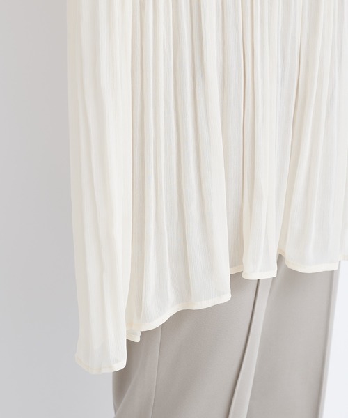 DouDou（ドゥドゥ）の「マジョリカバックリボンチュニックブラウス（シャツ/ブラウス・レディース・ライトグレー/ブラック/オフホワイト・FREE）」の21枚目の写真