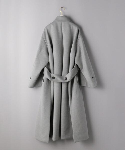 CINOH(チノ)の「<CINOH(チノ)>ウエストベルト コート ◆(ステンカラーコート・レディース・ライトグレー・36/38)」の11枚目の写真