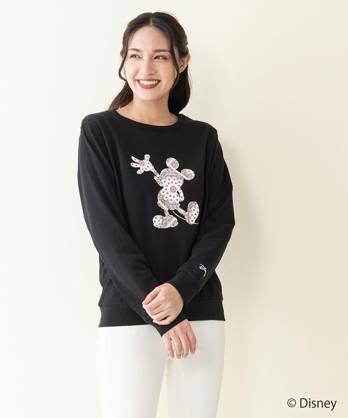 セール Disney ディズニー キャラクター刺繍 プリントロンｔ トレーナー Tシャツ カットソー Disney ディズニー のファッション通販 Zozotown