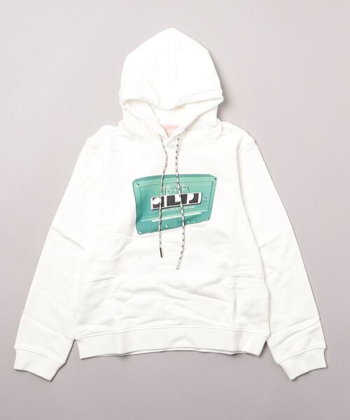 A BATHING APE(アベイシングエイプ)の「BPY BAPY SW SWEATSHIRT(パーカー・レディース・チャコール/ピンク系その他3/ホワイト・SMALL/X-SMALL)」の2枚目の写真