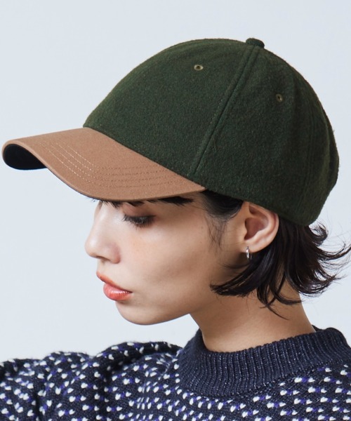 L.L.Bean(エルエルビーン)の「ウール・ボール・キャップ(キャップ・メンズ・ダークグリーン/チャコール/ネイビー・ONE SIZE)」の3枚目の写真
