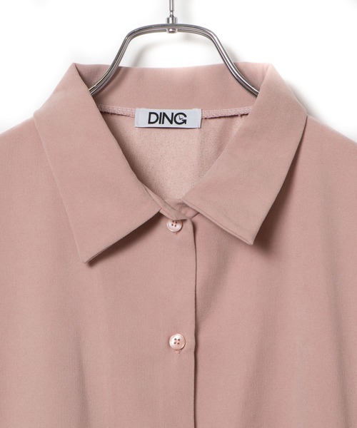 DING（ディング）の「DING/ボリューム袖シャツ（シャツ/ブラウス・レディース・ブラック/ベージュ/ピンク/ホワイト・FREE）」の5枚目の写真