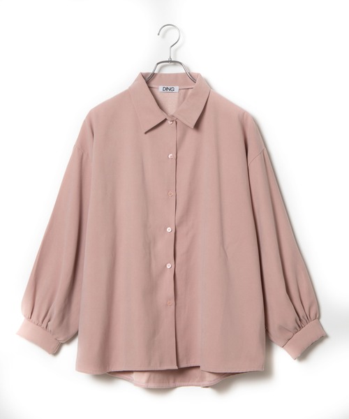 DING（ディング）の「DING/ボリューム袖シャツ（シャツ/ブラウス・レディース・ブラック/ベージュ/ピンク/ホワイト・FREE）」の16枚目の写真